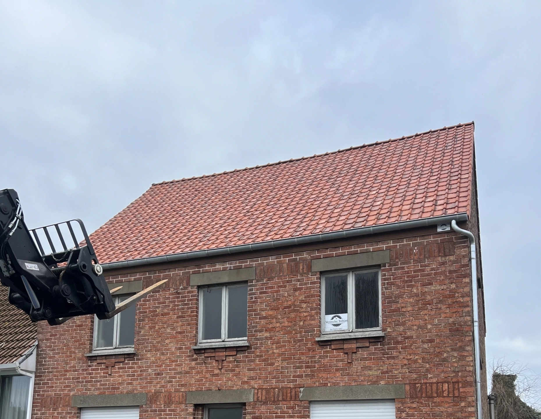 Afgewerkt dakwerk